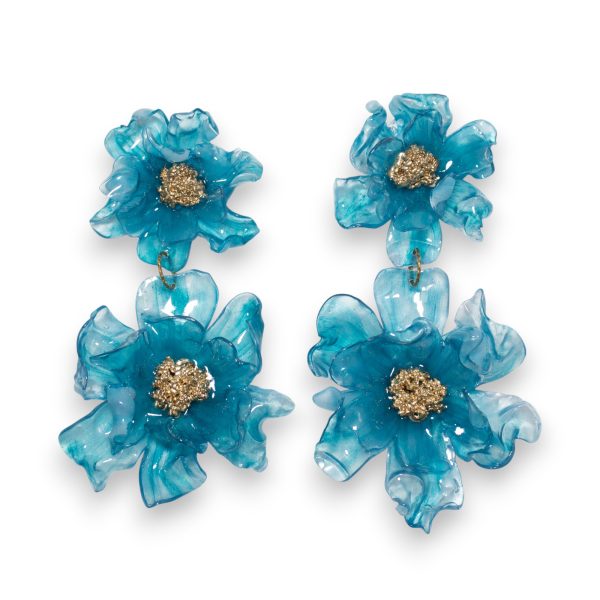 Pendientes flamenca doble flor